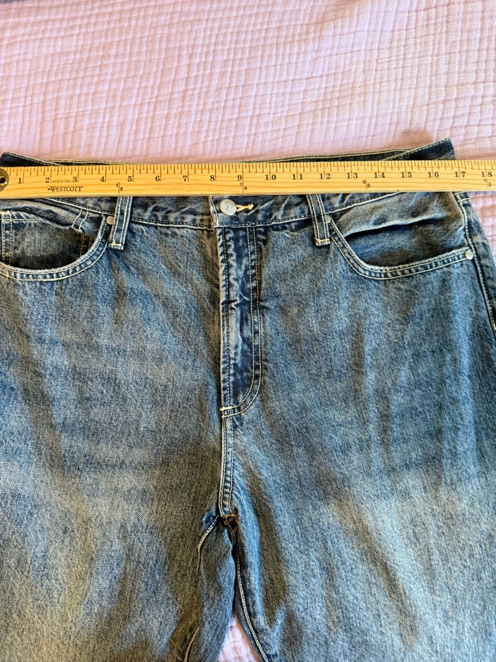 Anthropologie Pilcro Folio Relaxed High-Rise Cropped Jeans Size 31 NWT - Picture 11 of 11